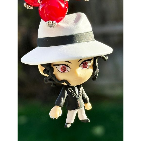 Demon Slayer Muzan Chibi Kawaii Keychain Purse Bag Charm - Picture 1 of 9